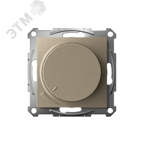 ATLASDESIGN СВЕТОРЕГУЛЯТОР (диммер) повор-нажим, LED, RC, 400Вт, мех., ШАМПАНЬ - фото 2