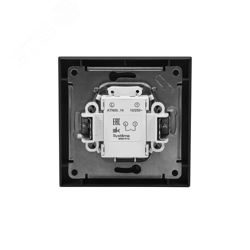 ATLASDESIGN ВЫКЛЮЧАТЕЛЬ карточный с подсветкой, 10А, без задержки отключения, механизм, КАРБОН - фото 7