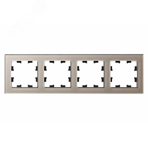 Рамка четырехпостовая ATLASDESIGN NATURE, ОРГАНИЧЕСКОЕ СТЕКЛО ШАМПАНЬ - фото 3