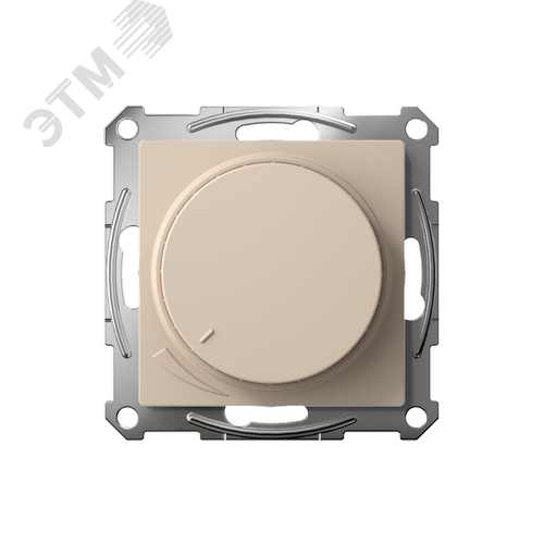 ATLASDESIGN СВЕТОРЕГУЛЯТОР (диммер) повор-нажим,  LED, RC, 400Вт, мех., ПЕСОЧНЫЙ - фото 2