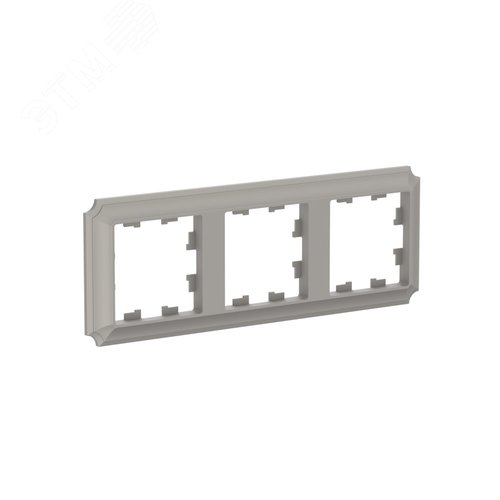 ATLASDESIGN ANTIQUE 3-постовая рамка, универсальная, ШАМПАНЬ - фото 3