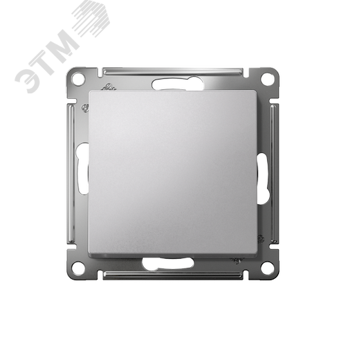 Переключатель одноклавишный ATLASDESIGN схема 6 10АХ механизм алюминий - фото 7