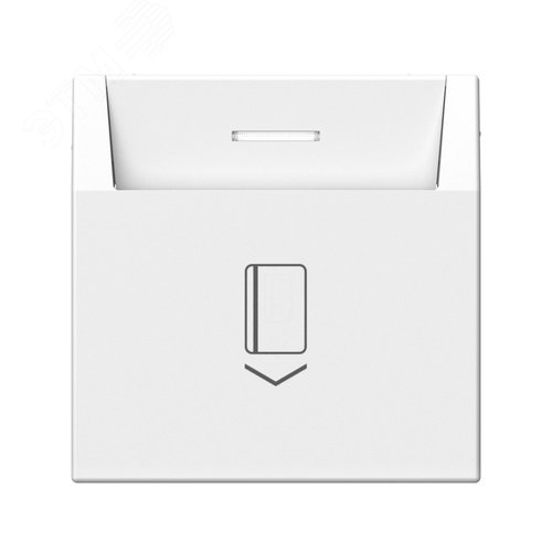 ARTGALLERY ВЫКЛЮЧАТЕЛЬ карточный 10А, без задержки времени, быстр.клемм., БЕЛЫЙ - фото 1