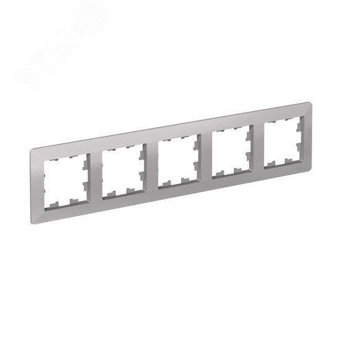 Изображение товара ATLASDESIGN AIR 5-постовая РАМКА, АЛЮМИНИЙ/дымчатый черный (шт)