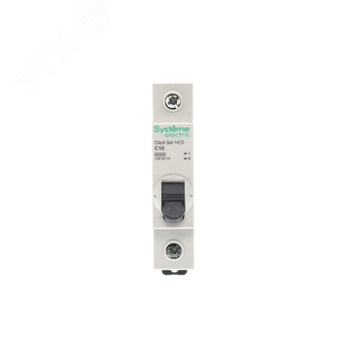 Выключатель автоматический однополюсный (АВ) С 10А 1P 6kA 230В City9 Set - фото 8