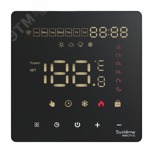 Реле интеллектуальное SR2, 24 VDC, дисплей, до 7 модулей расширения, 12 IO: 6 дискретных входов, 4 дискретных выходов (реле, 3 A), 2 аналоговых входа (NTC10K, PT1000, PT100, 0-10 V, 4-20 mA), 1xRS485, 1xRJ45, 1xUSB (Type C) - фото 1