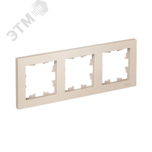 Изображение товара Рамка трехпостовая ATLASDESIGN универсальная бежевый (шт)