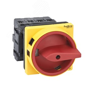 Изображение товара ВЫКЛЮЧАТЕЛЬ-РАЗЪЕДИНИТЕЛЬ 4P 32A IP20 С КРАСНОЙ РУКОЯТКОЙ НА ДВЕРЦУ 4 ВИНТАМИ С ЗАМКОМ (шт)