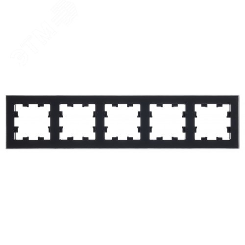 ATLASDESIGN NATURE рамка пятипостовая, МАТОВОЕ ОРГАНИЧЕСКОЕ СТЕКЛО ЧЕРНЫЙ - фото 3