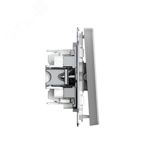 ARTGALLERY Перекрестный ПЕРЕКЛЮЧАТЕЛЬ, 10АХ, механизм, быстрозажимные клеммы, СТАЛЬ - фото 3