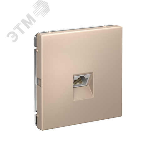 ARTGALLERY РОЗЕТКА компьютерная RJ45, кат. 5е, механизм, ПЕСОЧНЫЙ - фото 2