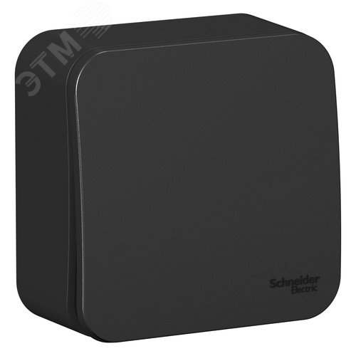 BLANCA одноклавишный переключатель наружный (cх.6) изолированный пл, 10A, 250B, антрацит - фото 3