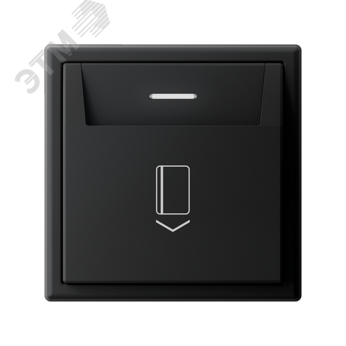 ARTGALLERY ВЫКЛЮЧАТЕЛЬ карточный 10А, без задержки времени, быстр.клемм., КАРБОН - фото 7