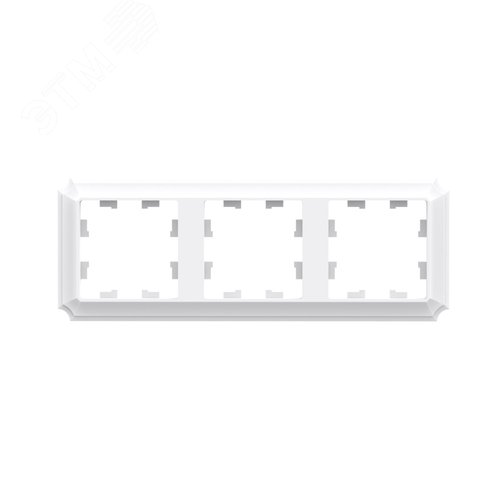 ATLASDESIGN ANTIQUE 3-постовая рамка, универсальная, ЛОТОС - фото 1