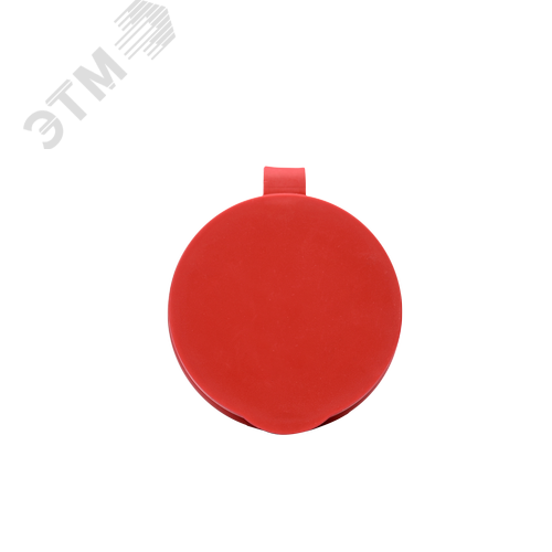 MultiSet Розетка 2К+З кабельная каучуковая 16А/250В IP44 Красная - фото 2