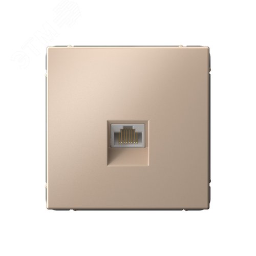 ARTGALLERY РОЗЕТКА компьютерная RJ45, кат. 5е, механизм, ПЕСОЧНЫЙ - фото 1