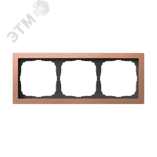 ARTGALLERY PURE 3-постовая РАМКА, МЕТАЛЛ МЕДЬ - фото 2