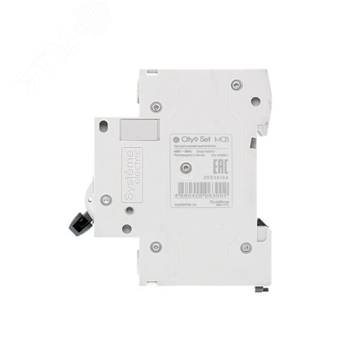 Выключатель автоматический двухполюсный 32А B 4.5kA 230В City9 Set - фото 4