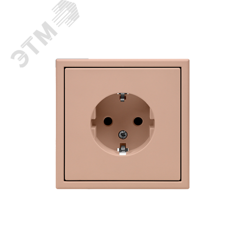 ARTGALLERY розетка с заземлением, 16А, механизм, песочный - фото 3