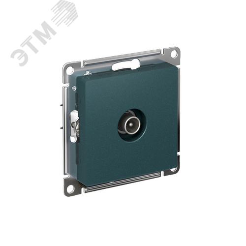 Изображение товара Антенна ATLASDESIGN TV коннектор механизм изумруд (шт)