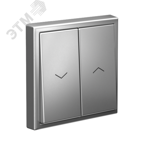 ARTGALLERY 2-клавишный ВЫКЛЮЧАТЕЛЬ ДЛЯ ЖАЛЮЗИ, 2х сх.4, 10А, механизм, быстрозажимные клеммы, СТАЛЬ - фото 7