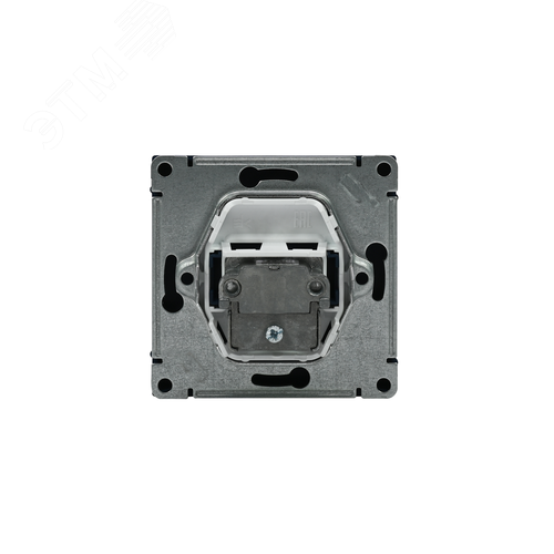 ARTGALLERY TV ТВ розетка проходная 4DB, механизм, аквамарин - фото 6