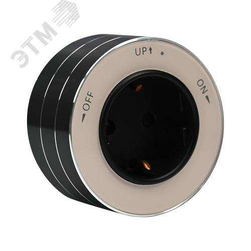 MultiTrack Розетка 2К+З круглая 16А/250В Песочный - фото 4