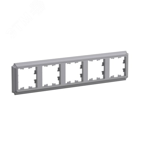 ATLASDESIGN ANTIQUE 5-постовая рамка, универсальная, СТАЛЬ - фото 3