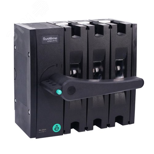 Изображение товара ВЫКЛ.-РАЗЪЕДИНИТЕЛЬ SYSTEMEPACT SD250 3P 250A РУКОЯТКА СЛЕВА ФРОНТ._РУКОЯТКА ЗАКАЗЫВАЕТСЯ ОТДЕЛЬНО (шт)