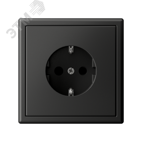 ARTGALLERY РОЗЕТКА с заземлением со шторками, 16А, механизм, быстрозажимные клеммы, базальт - фото 5