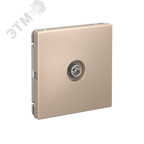 ARTGALLERY TV ТВ розетка проходная 4DB, механизм, песочный - фото 2