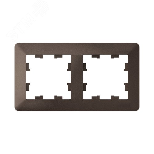 Изображение товара ATLASDESIGN AIR 2-постовая РАМКА, МОККО/дымчатый черный (шт)