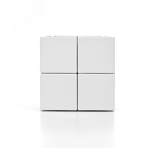 ARTGALLERY 4-клавишный ВЫКЛЮЧАТЕЛЬ СЦЕНАРНЫЙ, сх. 1,  БЕЛЫЙ - фото 3