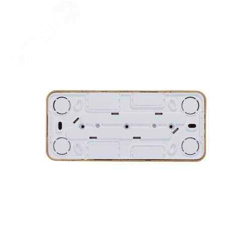 BLANCA Розетка наружная 3-я без заземления без шторок с изолирующей пластиной, 16А, 250В, ясень - фото 5