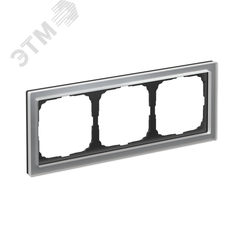 ARTGALLERY PURE 3-постовая РАМКА, ОРГАНИЧЕСКОЕ СТЕКЛО АЛЮМИНИЙ - фото 1