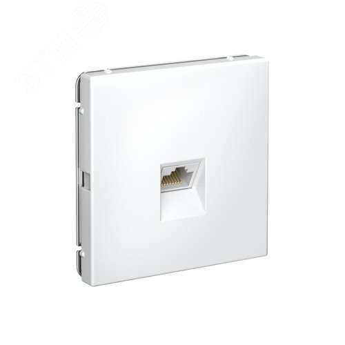 ARTGALLERY розетка компьютерная RJ45, кат. 6A, механизм, лотос - фото 2