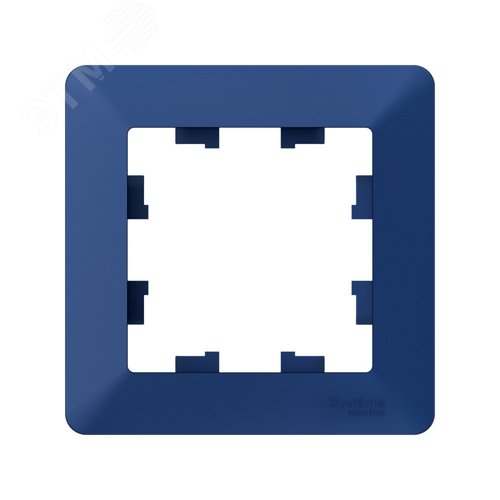 ATLASDESIGN AIR 1-постовая РАМКА, АКВАМАРИН/дымчатый черный - фото 3