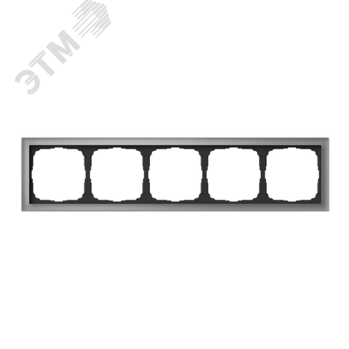 ARTGALLERY PURE 5-постовая РАМКА, ОРГАНИЧЕСКОЕ СТЕКЛО АЛЮМИНИЙ - фото 2