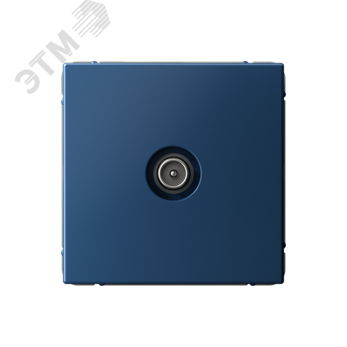 ARTGALLERY TV ТВ розетка проходная 4DB, механизм, аквамарин - фото 1