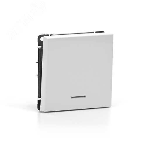 ARTGALLERY 1-клавишный ВЫКЛЮЧАТЕЛЬ КНОПОЧНЫЙ с подсв., 10А, механизм, БЕЛЫЙ - фото 6