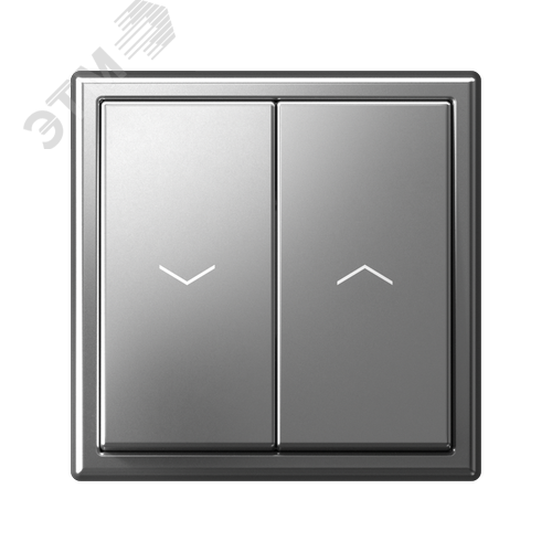 ARTGALLERY 2-клавишный ВЫКЛЮЧАТЕЛЬ ДЛЯ ЖАЛЮЗИ, 2х сх.4, 10А, механизм, быстрозажимные клеммы, СТАЛЬ - фото 8