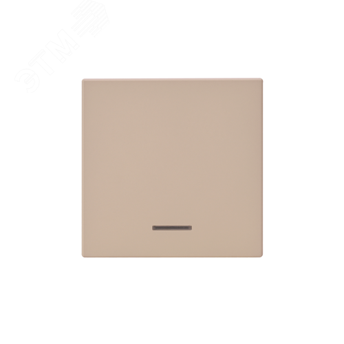 ARTGALLERY 1-клавишный ВЫКЛЮЧАТЕЛЬ КНОПОЧНЫЙ с подсв., 10А, механизм, ПЕСОЧНЫЙ - фото 4