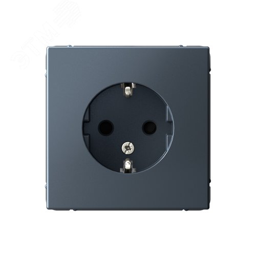 Изображение товара ARTGALLERY розетка с заземлением со шторками, 16А, механизм, грифель (шт)