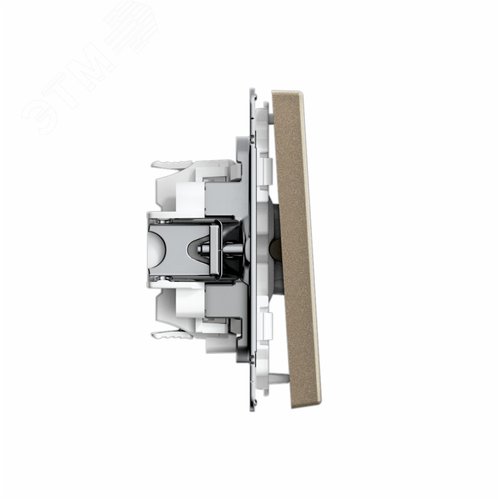 ARTGALLERY Перекрестный ПЕРЕКЛЮЧАТЕЛЬ, 10АХ, механизм, быстрозажимные клеммы, ШАМПАНЬ - фото 3