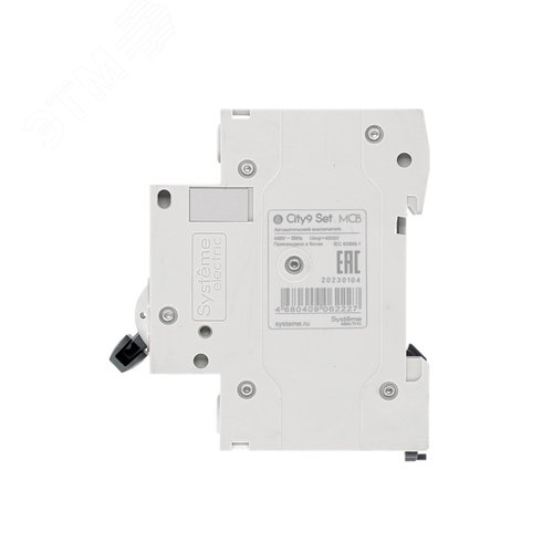 Выключатель автоматический двухполюсный 16А С 4.5kA 230В City9 Set - фото 6