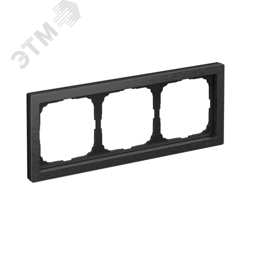 ARTGALLERY PURE 3-постовая РАМКА, МЕТАЛЛ ОНИКС - фото 1