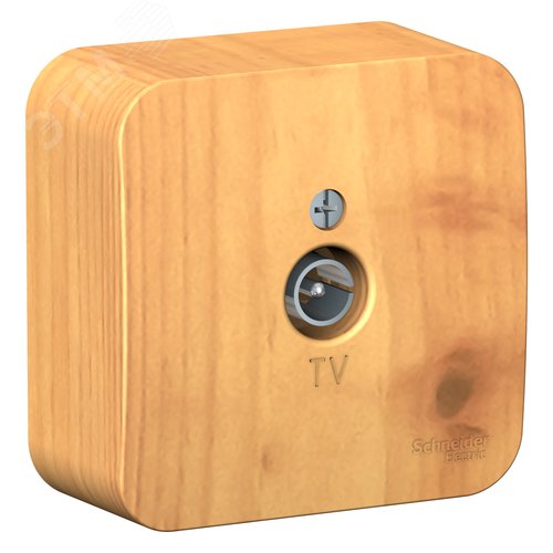 Коннектор ТВ BLANCAс изоляционной пластиной ясень - фото 6