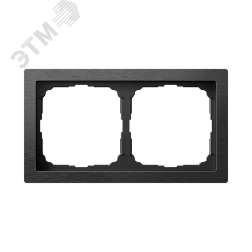 ARTGALLERY PURE 2-постовая РАМКА, МЕТАЛЛ ОНИКС - фото 2