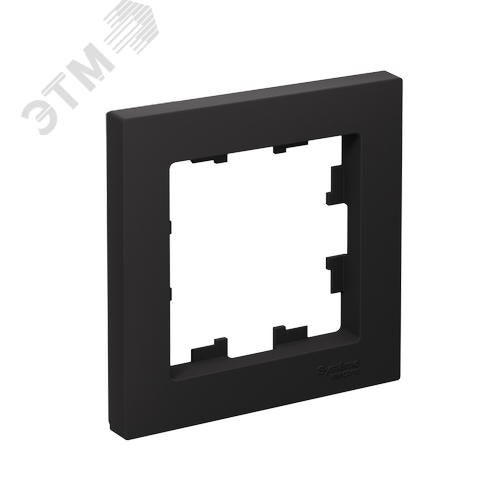 Рамка однопостовая ATLASDESIGN карбон - фото 1