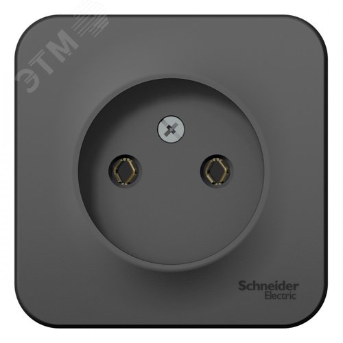 Изображение товара BLANCA розетка наружная без заземления без шторок, 16А, 250В, антрацит (шт)